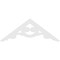 Ekena Millwork Pitch Robin Architectural Grade PVC Gable Pediment, 72"W x 27"H x 1"P (9/12) GPP072X027X100ROB - alternate 3